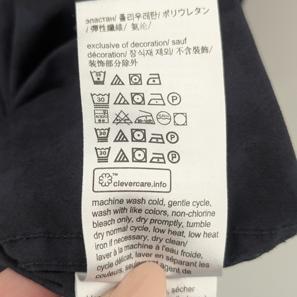 Calvin Klein Black Casual Button Down Shirt - Picture 5 of 7